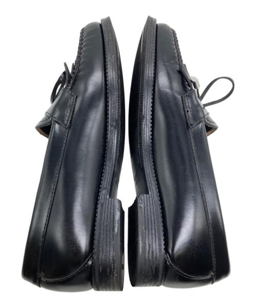 G.H.BASS（ジーエイチバス）G.H.BASS (ジーエイチバス) レザー タッセル ローファー ブラック サイズ:SIZE 37.5の古着・服飾アイテム