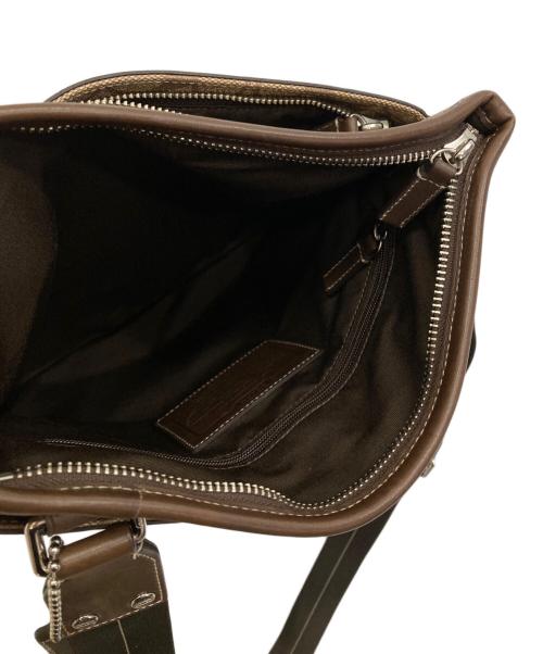 COACH（コーチ）COACH (コーチ) シグネチャーショルダーバッグ ブラウンの古着・服飾アイテム