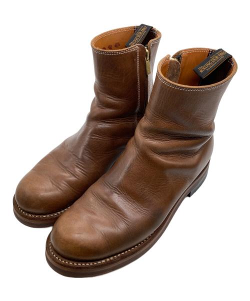 ROLLING DUB TRIO（ローリングダブトリオ）rolling dub trio (ローリングダブトリオ) サイドジップブーツ ブラウン サイズ:25の古着・服飾アイテム