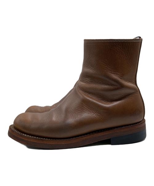 ROLLING DUB TRIO（ローリングダブトリオ）rolling dub trio (ローリングダブトリオ) サイドジップブーツ ブラウン サイズ:25の古着・服飾アイテム