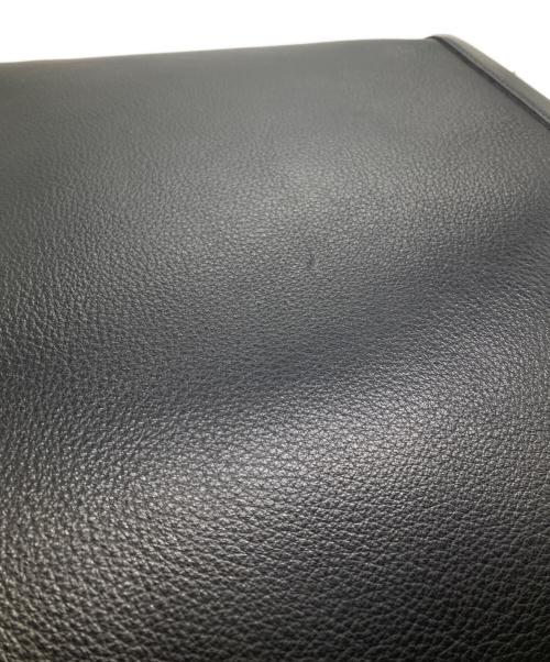 PELLE MORBIDA（ペッレモルビダ）PELLE MORBIDA (ペッレモルビダ) 縦型トートバッグ ネイビーの古着・服飾アイテム