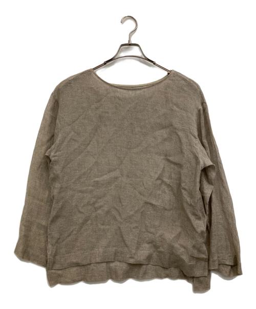 SLOBE IENA（スローブ イエナ）SLOBE IENA (スローブ イエナ) リネンカラミブラウス ベージュ サイズ:F 未使用品の古着・服飾アイテム