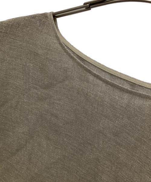 SLOBE IENA（スローブ イエナ）SLOBE IENA (スローブ イエナ) リネンカラミブラウス ベージュ サイズ:F 未使用品の古着・服飾アイテム