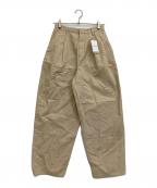 SLOBE IENAスローブ イエナ）の古着「チノタックカービーパンツ」｜ベージュ
