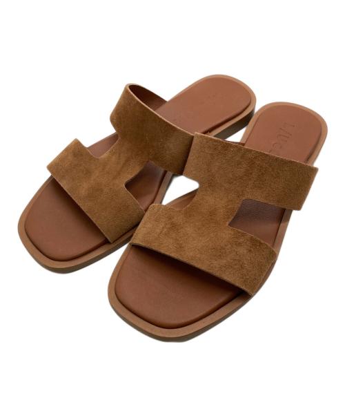L/UCCA（ルッカ）L/UCCA (ルッカ) SLOBE別注 スウェードサンダル ブラウン サイズ:23.5の古着・服飾アイテム