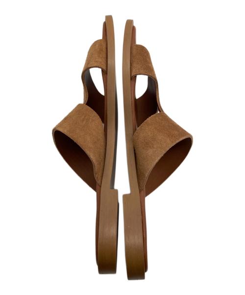 L/UCCA（ルッカ）L/UCCA (ルッカ) SLOBE別注 スウェードサンダル ブラウン サイズ:23.5の古着・服飾アイテム