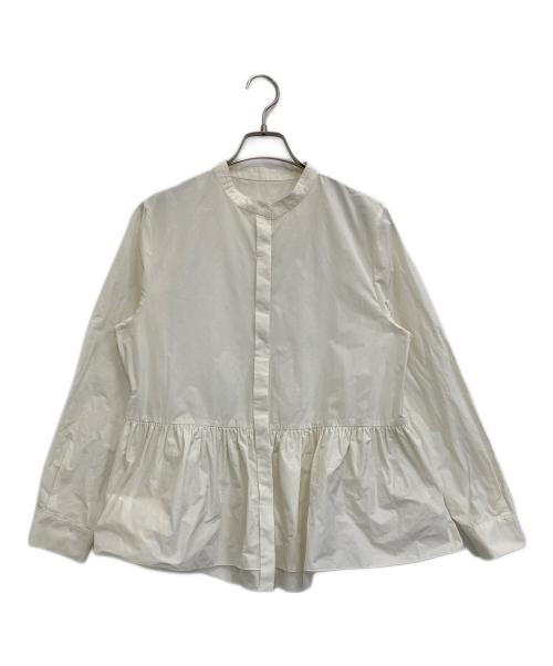 UNTITLED（アンタイトル）UNTITLED (アンタイトル) ワイドブラウス ホワイト サイズ:Mの古着・服飾アイテム