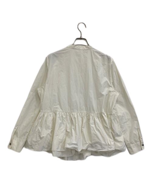 UNTITLED（アンタイトル）UNTITLED (アンタイトル) ワイドブラウス ホワイト サイズ:Mの古着・服飾アイテム