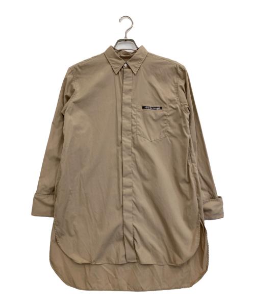 beautiful people（ビューティフルピープル）beautiful people (ビューティフルピープル) ロゴ長袖シャツ ベージュ サイズ:Mの古着・服飾アイテム