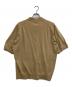 AURALEE (オーラリー) SUPER HIGH GAUGE COTTON KNIT POLO SHIRT ベージュ サイズ:4：10000円