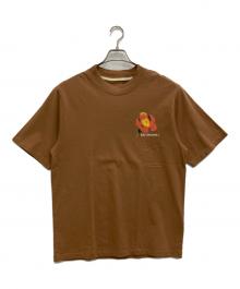 SATURDAYS SURF NYC（サタデーズサーフニューヨーク）の古着「プリントTシャツ」｜ベージュ