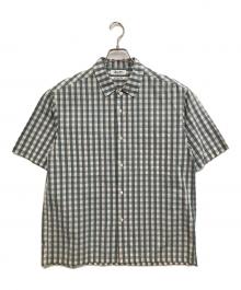 Gymphlex（ジムフレックス）の古着「半袖チェックシャツ 19S-KW-001」｜グレー