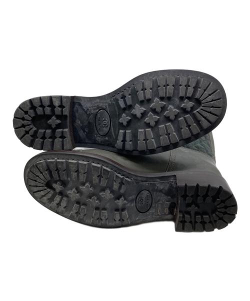 CHANEL（シャネル）CHANEL (シャネル) キルティングブーツ オリーブ サイズ:37の古着・服飾アイテム