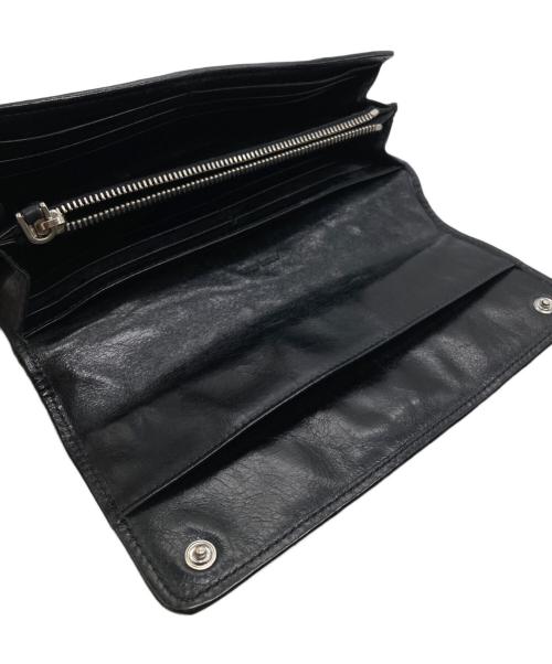 MIU MIU（ミュウミュウ）MIU MIU (ミュウミュウ) マテラッセロングウォレット ブラックの古着・服飾アイテム