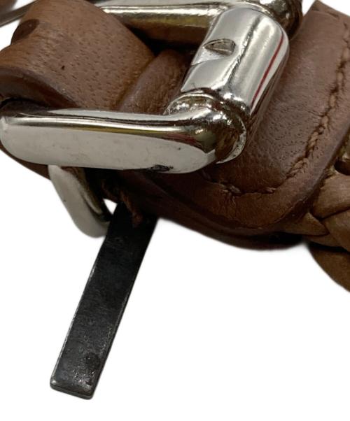 BOTTEGA VENETA（ボッテガベネタ）BOTTEGA VENETA (ボッテガベネタ) イントレチャートブレスレット ベージュの古着・服飾アイテム