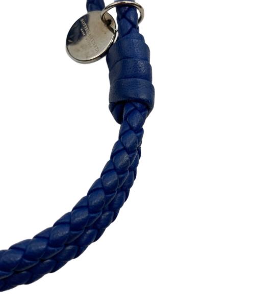 BOTTEGA VENETA（ボッテガベネタ）BOTTEGA VENETA (ボッテガベネタ) イントレチャートブレスレット ブルーの古着・服飾アイテム