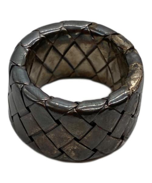 BOTTEGA VENETA（ボッテガベネタ）BOTTEGA VENETA (ボッテガベネタ) イントレチャート・リング シルバー サイズ:11号の古着・服飾アイテム