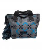 sacaiサカイ）の古着「GEOMETRIC JACQUARD TOTE」｜グレー