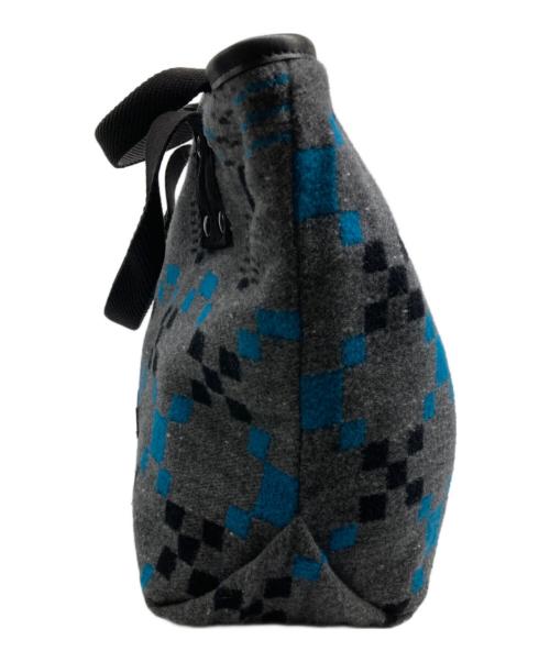 sacai（サカイ）sacai (サカイ) GEOMETRIC JACQUARD TOTE グレーの古着・服飾アイテム