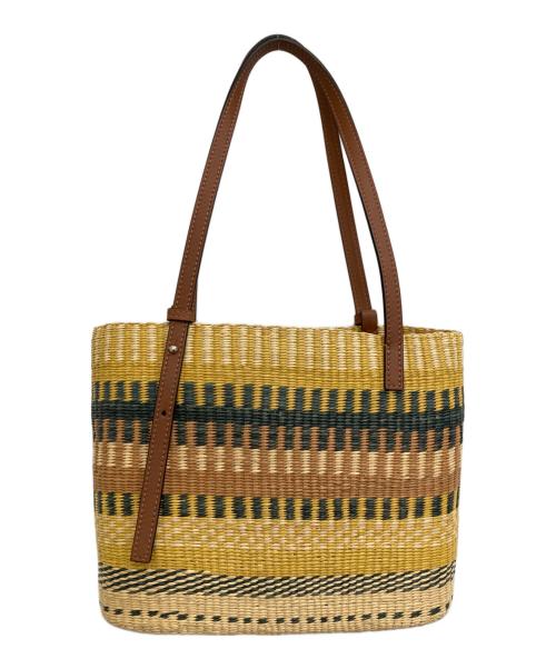 LOEWE（ロエベ）LOEWE (ロエベ) スクエアバスケットバッグ イエローの古着・服飾アイテム