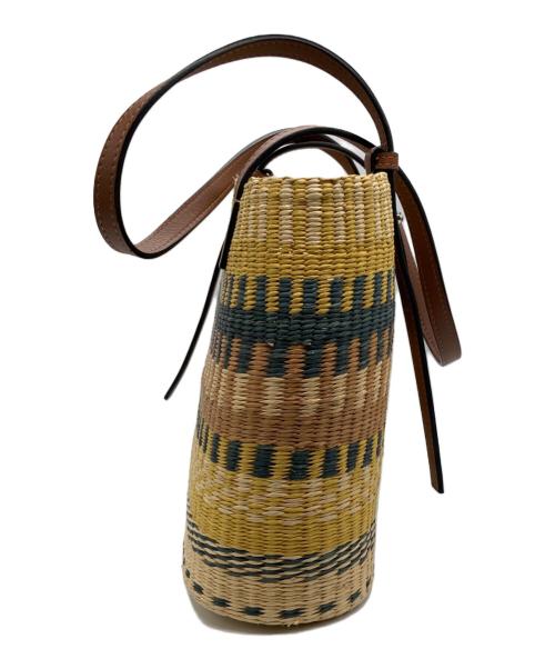 LOEWE（ロエベ）LOEWE (ロエベ) スクエアバスケットバッグ イエローの古着・服飾アイテム