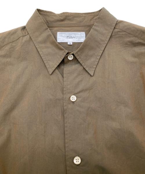 FOLL（フォル）FOLL (フォル) シャツ ブラウン サイズ:3の古着・服飾アイテム