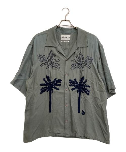 NOMA t.d.（ノーマティーディー）NOMA t.d. (ノーマティーディー) 刺繍半袖シャツ グレー サイズ:5の古着・服飾アイテム