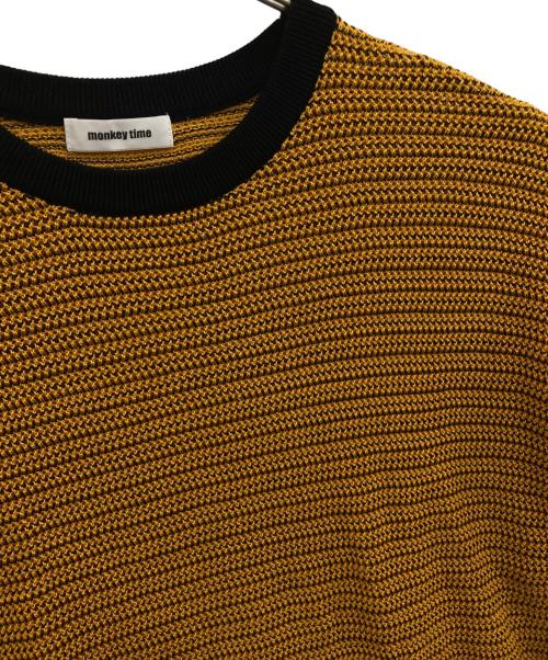 MONKEY TIME（モンキータイム）MONKEY TIME (モンキータイム) サマーニット オレンジ サイズ:XLの古着・服飾アイテム