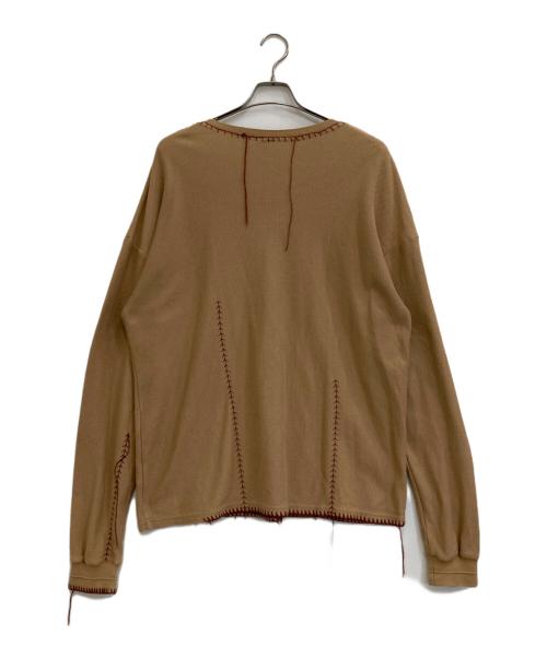 kooi（コーイ）kooi (コーイ) ヘンリーネックカットソー ベージュ サイズ:1の古着・服飾アイテム