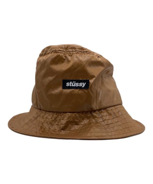 stussy（ステューシー）stussy (ステューシー) バケットハット ブラウン サイズ:SIZE XS/Sの古着・服飾アイテム