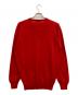 JOHN SMEDLEY (ジョンスメドレー) BEAMS F (ビームスエフ) Vネックニット レッド サイズ:S：4000円