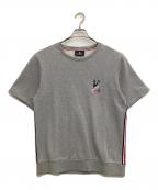 Psycho Bunnyサイコ バニー）の古着「クルーネックスウェット」｜グレー