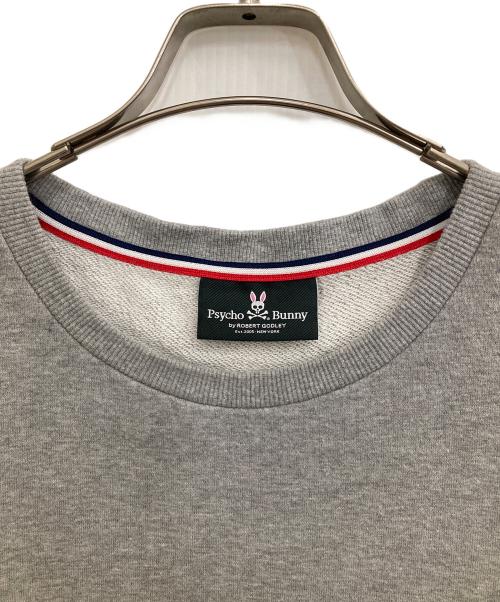 Psycho Bunny（サイコ バニー）Psycho Bunny (サイコ バニー) クルーネックスウェット グレー サイズ:Lの古着・服飾アイテム