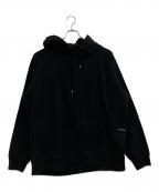 POP TRADING COMPANYポップトレーディングカンパニー）の古着「バックロゴ裏起毛パーカー」｜ブラック