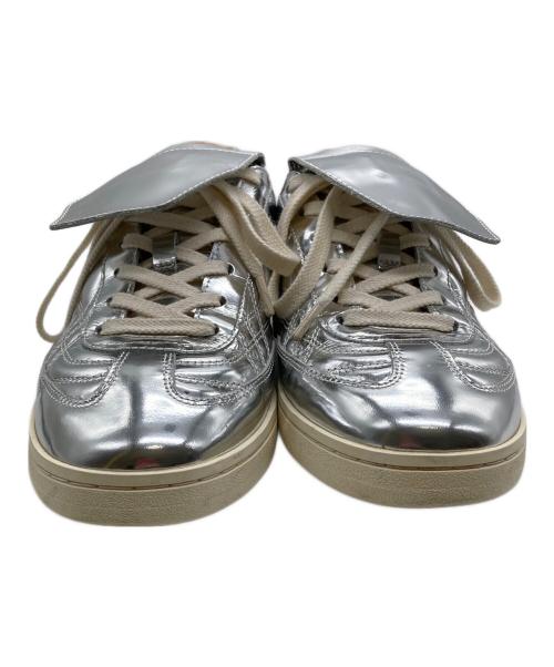 FOOT INDUSTRY（フットインダストリー）FOOT INDUSTRY (フットインダストリー) フットボールスニーカー シルバー サイズ:27の古着・服飾アイテム