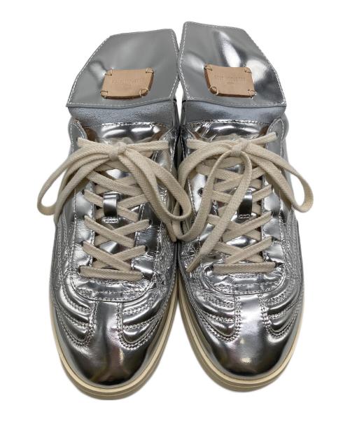 FOOT INDUSTRY（フットインダストリー）FOOT INDUSTRY (フットインダストリー) フットボールスニーカー シルバー サイズ:27の古着・服飾アイテム