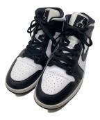 NIKEナイキ）の古着「JORDAN AIR JORDAN 1 MID」｜ホワイト×ブラック