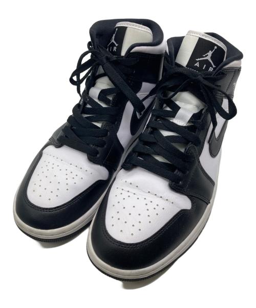NIKE（ナイキ）NIKE (ナイキ) JORDAN AIR JORDAN 1 MID ホワイト×ブラック サイズ:27.5の古着・服飾アイテム