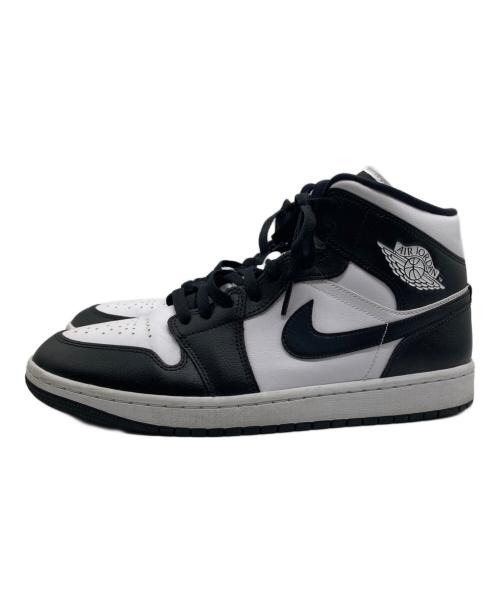 NIKE（ナイキ）NIKE (ナイキ) JORDAN AIR JORDAN 1 MID ホワイト×ブラック サイズ:27.5の古着・服飾アイテム
