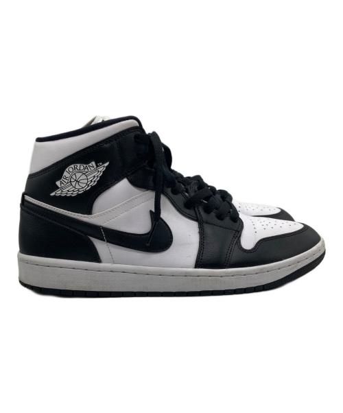 NIKE（ナイキ）NIKE (ナイキ) JORDAN AIR JORDAN 1 MID ホワイト×ブラック サイズ:27.5の古着・服飾アイテム