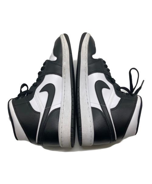 NIKE（ナイキ）NIKE (ナイキ) JORDAN AIR JORDAN 1 MID ホワイト×ブラック サイズ:27.5の古着・服飾アイテム