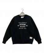 SUPREME×WTAPSシュプリーム×ダブルタップス）の古着「Crewneck」｜ブラック