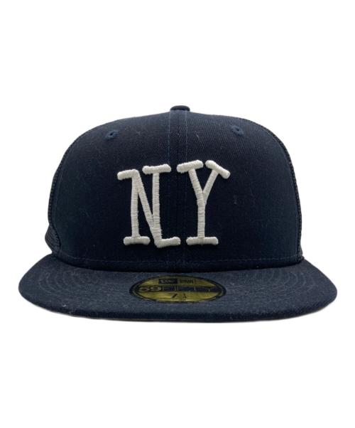 stussy（ステューシー）stussy (ステューシー) New Era (ニューエラ) メッシュキャップ ブラック サイズ:SIZE 7 1/4（57.7cm）の古着・服飾アイテム