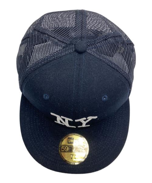 stussy（ステューシー）stussy (ステューシー) New Era (ニューエラ) メッシュキャップ ブラック サイズ:SIZE 7 1/4（57.7cm）の古着・服飾アイテム