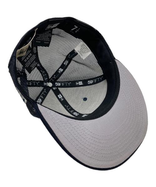 stussy（ステューシー）stussy (ステューシー) New Era (ニューエラ) メッシュキャップ ブラック サイズ:SIZE 7 1/4（57.7cm）の古着・服飾アイテム