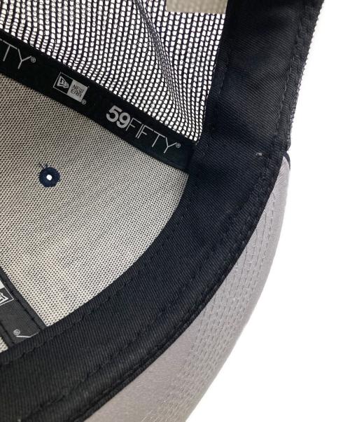 stussy（ステューシー）stussy (ステューシー) New Era (ニューエラ) メッシュキャップ ブラック サイズ:SIZE 7 1/4（57.7cm）の古着・服飾アイテム