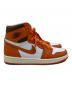 中古・古着 NIKE (ナイキ) WMNS AIR JORDAN 1 RETRO HIGH OG オレンジ×ホワイト サイズ:27.5：10000円
