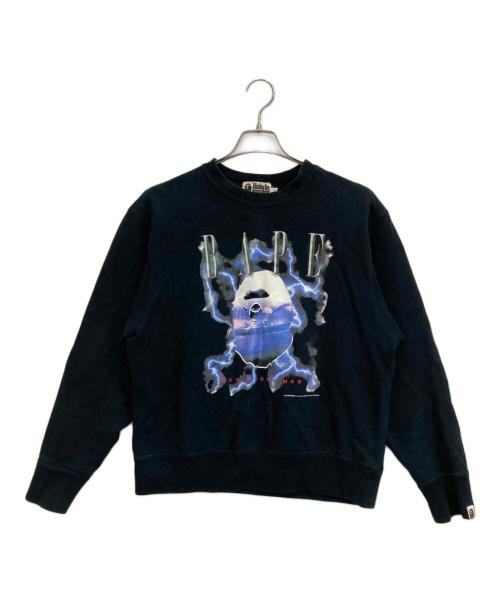 A BATHING APE（ア ベイシング エイプ）A BATHING APE (ア ベイシング エイプ) スウェット ブラック サイズ:Sの古着・服飾アイテム