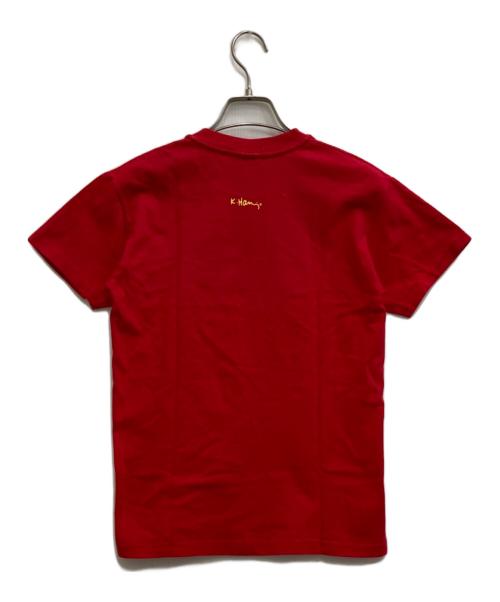 POPSHOP（ポップショップ）POPSHOP (ポップショップ) Tシャツ レッド サイズ:Mの古着・服飾アイテム