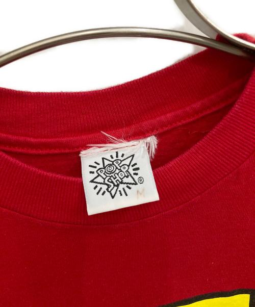 POPSHOP（ポップショップ）POPSHOP (ポップショップ) Tシャツ レッド サイズ:Mの古着・服飾アイテム